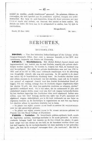 Eerste pagina van het artikel zoals het is gepubliceerd in het tijdschrift