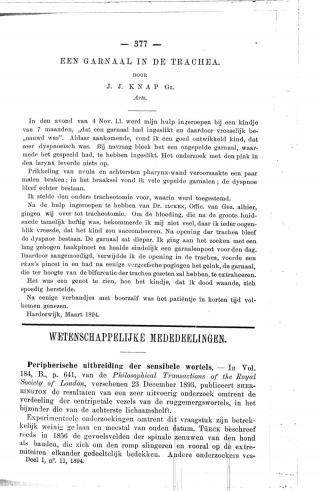 Eerste pagina van het artikel zoals het is gepubliceerd in het tijdschrift