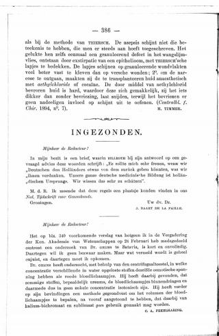 Eerste pagina van het artikel zoals het is gepubliceerd in het tijdschrift