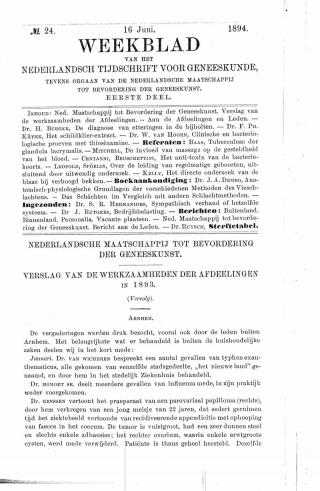 Eerste pagina van het artikel zoals het is gepubliceerd in het tijdschrift