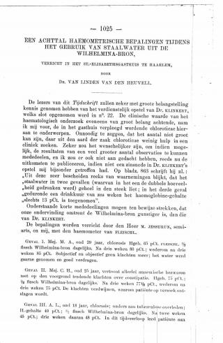 Eerste pagina van het artikel zoals het is gepubliceerd in het tijdschrift