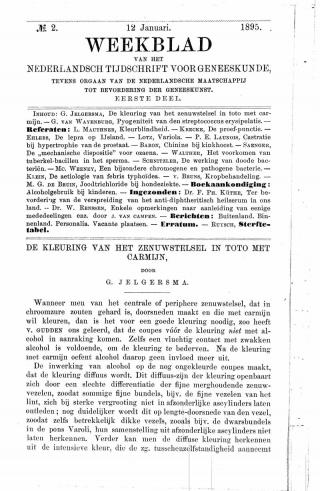 Eerste pagina van het artikel zoals het is gepubliceerd in het tijdschrift