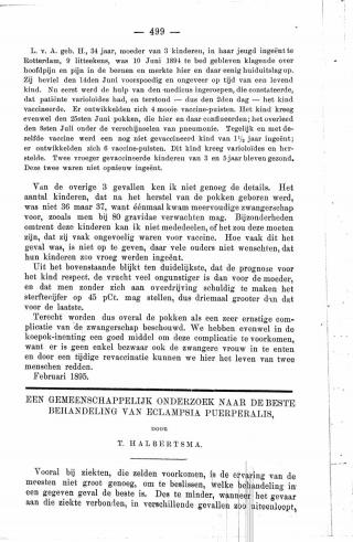 Eerste pagina van het artikel zoals het is gepubliceerd in het tijdschrift