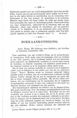 Eerste pagina van het artikel zoals het is gepubliceerd in het tijdschrift