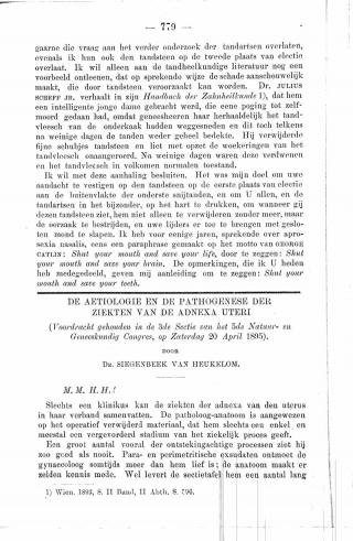 Eerste pagina van het artikel zoals het is gepubliceerd in het tijdschrift