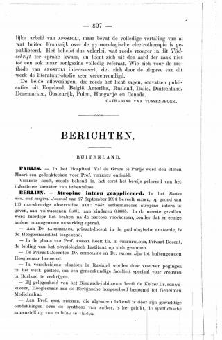 Eerste pagina van het artikel zoals het is gepubliceerd in het tijdschrift