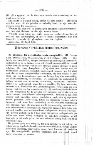 Eerste pagina van het artikel zoals het is gepubliceerd in het tijdschrift