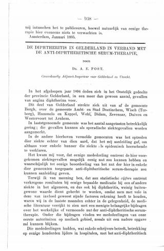 Eerste pagina van het artikel zoals het is gepubliceerd in het tijdschrift