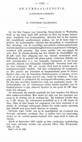 Eerste pagina van het artikel zoals het is gepubliceerd in het tijdschrift