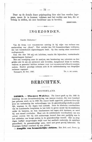 Eerste pagina van het artikel zoals het is gepubliceerd in het tijdschrift