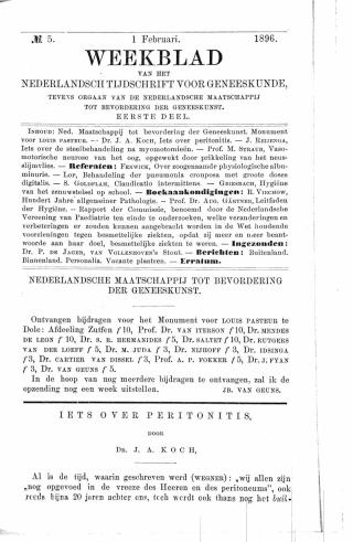 Eerste pagina van het artikel zoals het is gepubliceerd in het tijdschrift