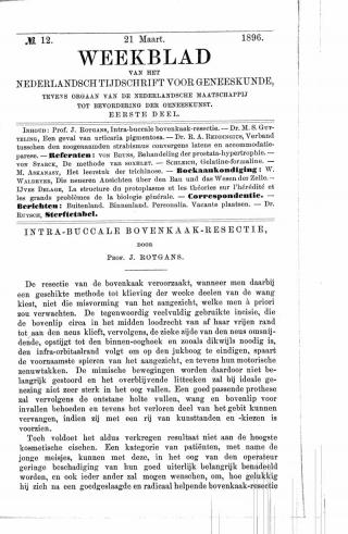 Eerste pagina van het artikel zoals het is gepubliceerd in het tijdschrift