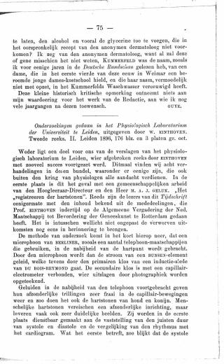 Eerste pagina van het artikel zoals het is gepubliceerd in het tijdschrift