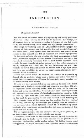 Eerste pagina van het artikel zoals het is gepubliceerd in het tijdschrift