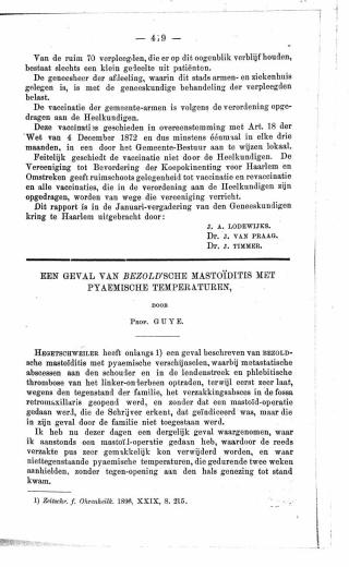 Eerste pagina van het artikel zoals het is gepubliceerd in het tijdschrift