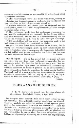 Eerste pagina van het artikel zoals het is gepubliceerd in het tijdschrift