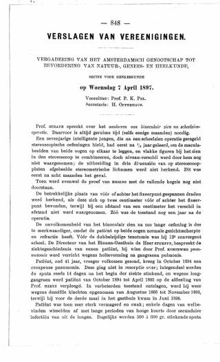 Eerste pagina van het artikel zoals het is gepubliceerd in het tijdschrift