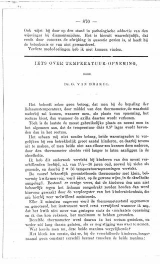 Eerste pagina van het artikel zoals het is gepubliceerd in het tijdschrift