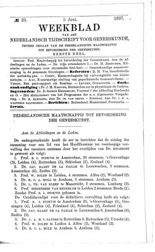 Eerste pagina van het artikel zoals het is gepubliceerd in het tijdschrift