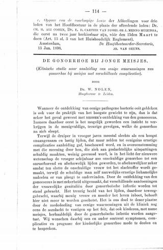 Eerste pagina van het artikel zoals het is gepubliceerd in het tijdschrift