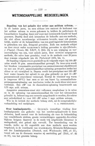 Eerste pagina van het artikel zoals het is gepubliceerd in het tijdschrift