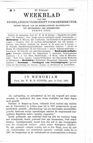 Eerste pagina van het artikel zoals het is gepubliceerd in het tijdschrift