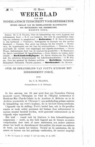 Eerste pagina van het artikel zoals het is gepubliceerd in het tijdschrift