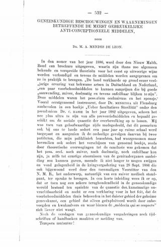 Eerste pagina van het artikel zoals het is gepubliceerd in het tijdschrift