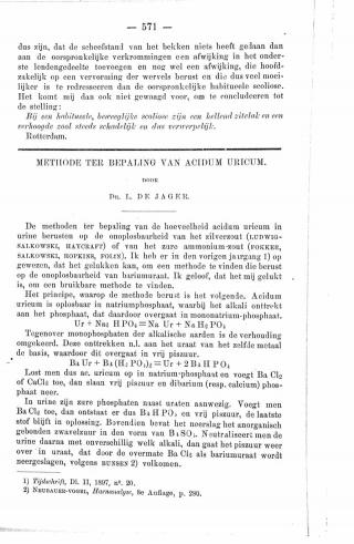 Eerste pagina van het artikel zoals het is gepubliceerd in het tijdschrift