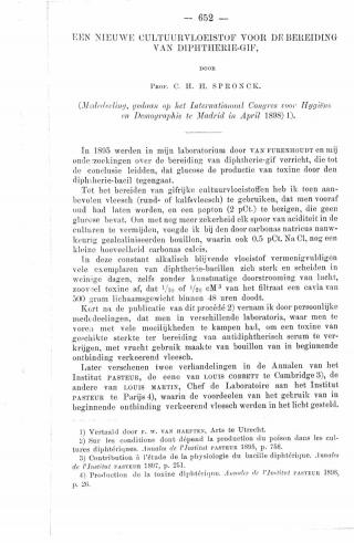 Eerste pagina van het artikel zoals het is gepubliceerd in het tijdschrift