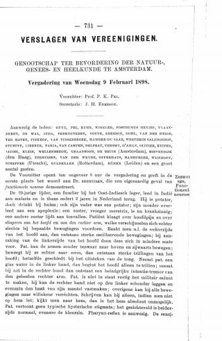 Eerste pagina van het artikel zoals het is gepubliceerd in het tijdschrift