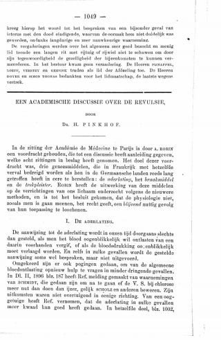 Eerste pagina van het artikel zoals het is gepubliceerd in het tijdschrift