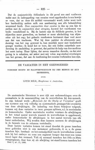 Eerste pagina van het artikel zoals het is gepubliceerd in het tijdschrift