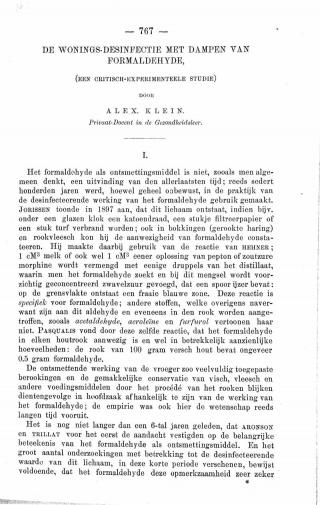 Eerste pagina van het artikel zoals het is gepubliceerd in het tijdschrift