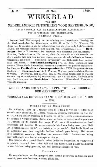 Eerste pagina van het artikel zoals het is gepubliceerd in het tijdschrift