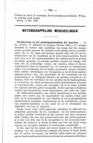 Eerste pagina van het artikel zoals het is gepubliceerd in het tijdschrift