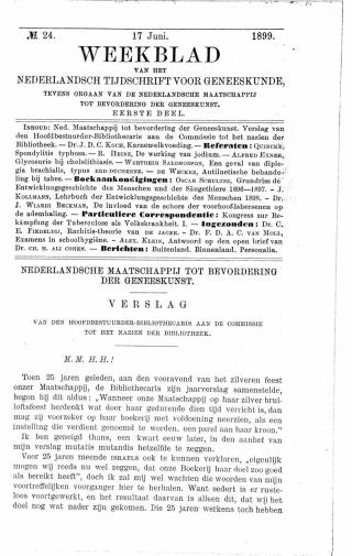 Eerste pagina van het artikel zoals het is gepubliceerd in het tijdschrift