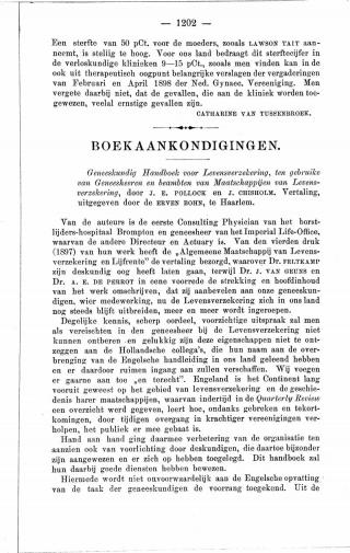 Eerste pagina van het artikel zoals het is gepubliceerd in het tijdschrift