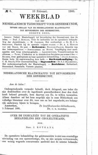 Eerste pagina van het artikel zoals het is gepubliceerd in het tijdschrift