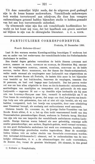 Eerste pagina van het artikel zoals het is gepubliceerd in het tijdschrift