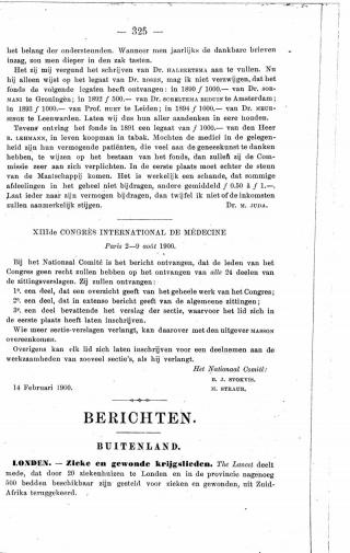 Eerste pagina van het artikel zoals het is gepubliceerd in het tijdschrift