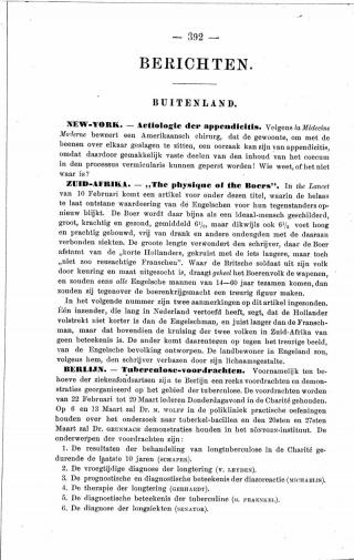 Eerste pagina van het artikel zoals het is gepubliceerd in het tijdschrift