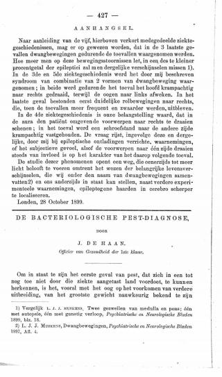 Eerste pagina van het artikel zoals het is gepubliceerd in het tijdschrift