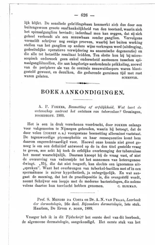 Eerste pagina van het artikel zoals het is gepubliceerd in het tijdschrift