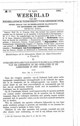 Eerste pagina van het artikel zoals het is gepubliceerd in het tijdschrift