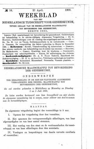 Eerste pagina van het artikel zoals het is gepubliceerd in het tijdschrift