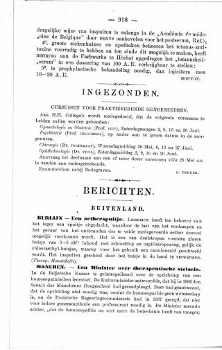 Eerste pagina van het artikel zoals het is gepubliceerd in het tijdschrift