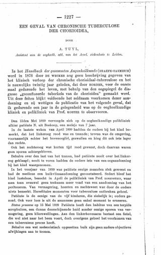 Eerste pagina van het artikel zoals het is gepubliceerd in het tijdschrift