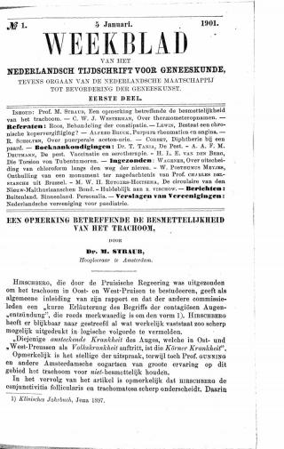 Eerste pagina van het artikel zoals het is gepubliceerd in het tijdschrift