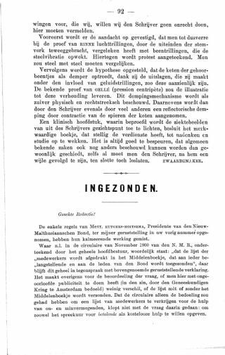 Eerste pagina van het artikel zoals het is gepubliceerd in het tijdschrift